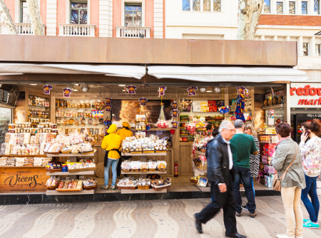 Бесплатный гастрофестиваль Tast a la Rambla в Барселоне