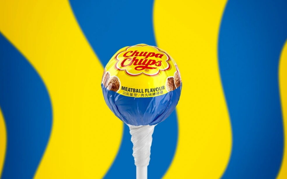 IKEA и Chupa Chups создали леденец со вкусом фрикаделек